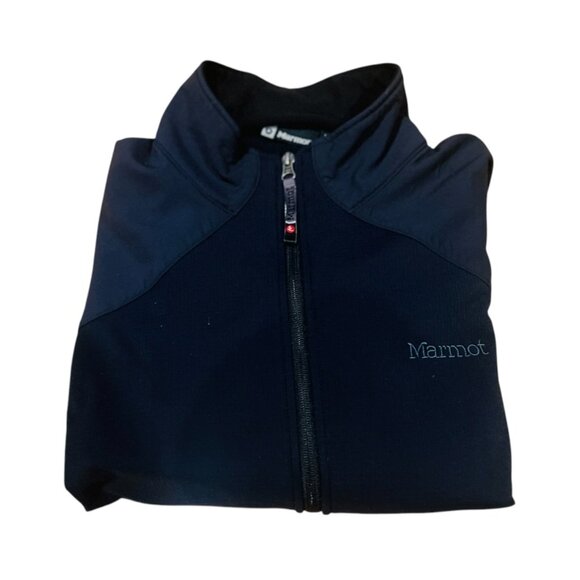 Marmot Windstopper Performance Softshell Jacket - Black Technical Outdoor Fleece - Picture 5 of 8